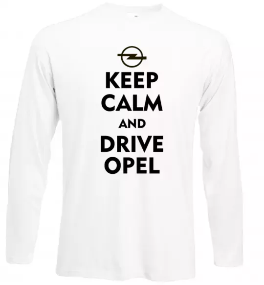 Лонгслив Drive Opel Белый фото