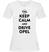 Женская футболка Drive Opel Белый фото