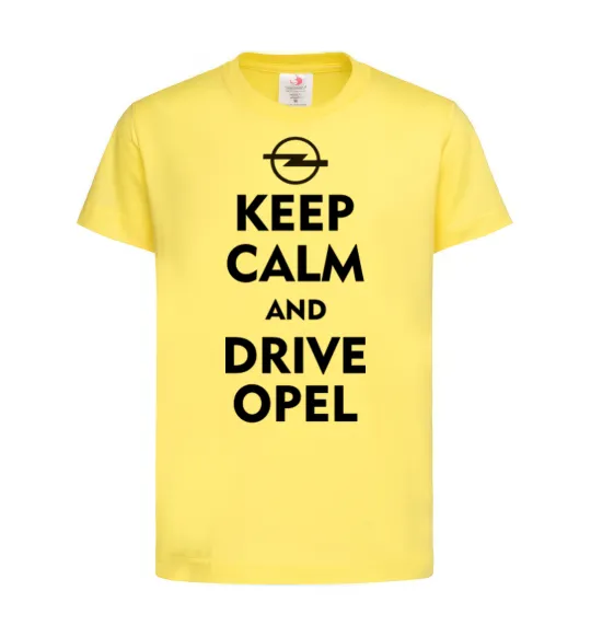 Детская футболка Drive Opel Лимонный фото