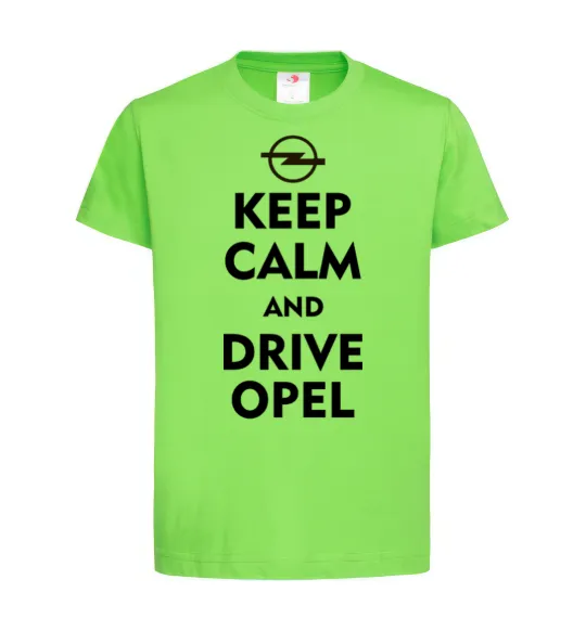 Детская футболка Drive Opel Лаймовый фото