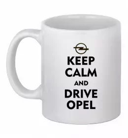 Чашка керамічна Opel one love Білий фото