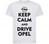 Дитяча футболка Drive Opel Білий фото