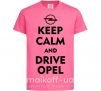 Детская футболка Drive Opel Ярко-розовый фото