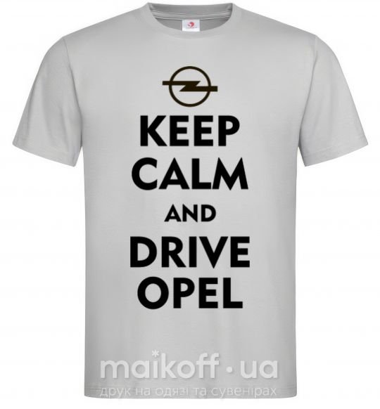 Мужская футболка Drive Opel Серый фото