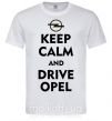 Чоловіча футболка Drive Opel Білий фото