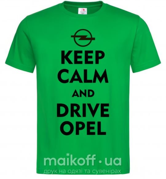 Мужская футболка Drive Opel Зеленый фото