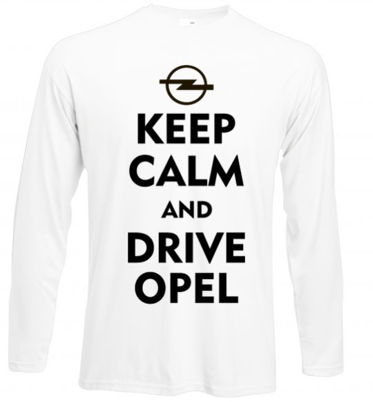 Лонгслів Drive Opel Білий фото