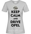 Женская футболка Drive Opel Серый фото