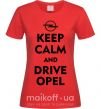 Жіноча футболка Drive Opel Червоний фото