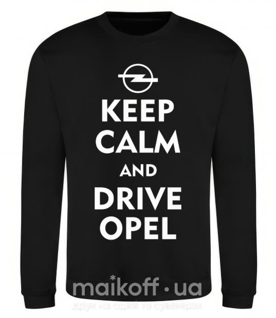 Світшот Drive Opel Чорний фото