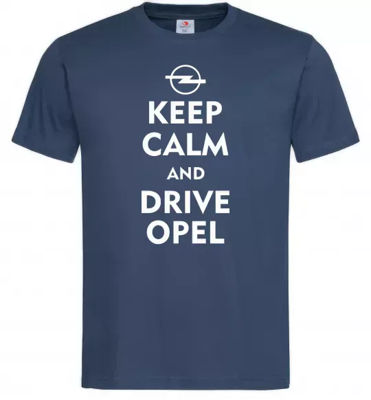Мужская футболка Drive Opel Темно-синий фото