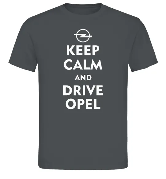 Мужская футболка Drive Opel Графит фото