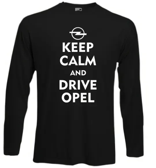 Лонгслив Drive Opel Черный фото