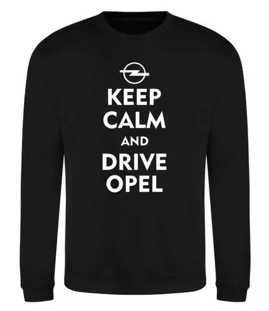Свитшот Drive Opel Черный фото