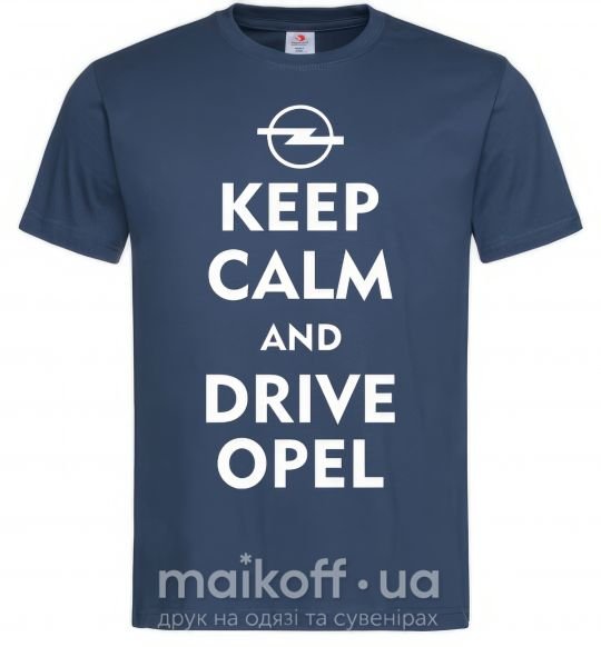 Мужская футболка Drive Opel Темно-синий фото