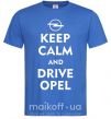 Чоловіча футболка Drive Opel Яскраво-синій фото