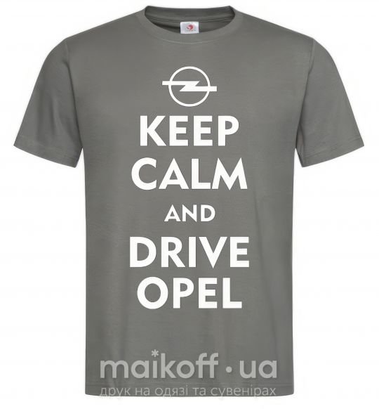 Чоловіча футболка Drive Opel Графіт фото