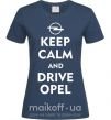Жіноча футболка Drive Opel Темно-синій фото