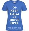 Жіноча футболка Drive Opel Яскраво-синій фото