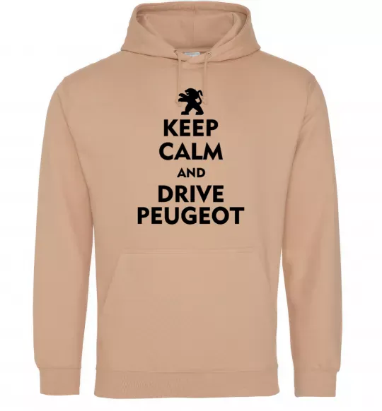 Чоловіча толстовка (худі) Drive Peugeot Пісочний фото