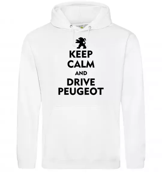 Женская толстовка (худи) Drive Peugeot Белый фото