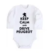 Дитячий бодік Drive Peugeot Білий фото