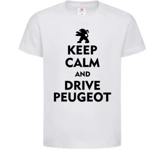 Дитяча футболка Drive Peugeot Білий фото