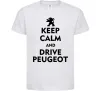 Дитяча футболка Drive Peugeot Білий фото
