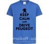 Детская футболка Drive Peugeot Ярко-синий фото