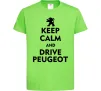 Дитяча футболка Drive Peugeot Лаймовий фото