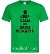 Чоловіча футболка Drive Peugeot Зелений фото