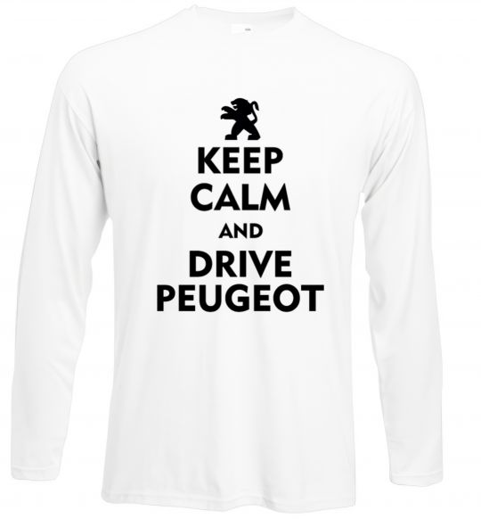 Лонгслів Drive Peugeot Білий фото