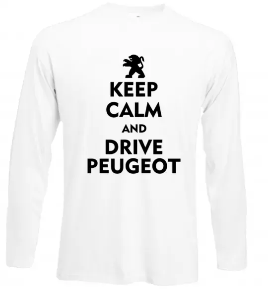 Лонгслів Drive Peugeot Білий фото
