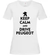 Жіноча футболка Drive Peugeot Білий фото