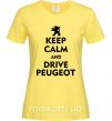 Жіноча футболка Drive Peugeot Лимонний фото