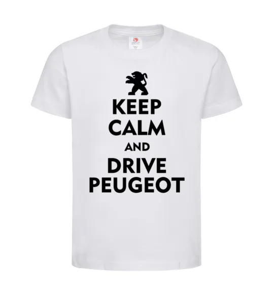 Детская футболка Drive Peugeot Белый фото