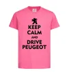 Детская футболка Drive Peugeot Ярко-розовый фото