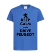 Детская футболка Drive Peugeot Ярко-синий фото