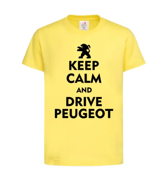 Детская футболка Drive Peugeot Лимонный фото