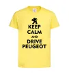 Детская футболка Drive Peugeot Лимонный фото