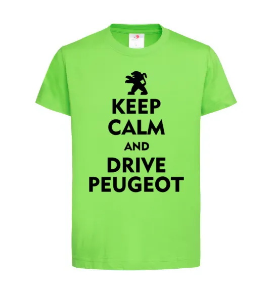 Детская футболка Drive Peugeot Лаймовый фото