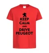Детская футболка Drive Peugeot Красный фото