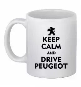 Чашка керамическая Peugeot Белый фото