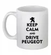 Чашка керамічна Drive Peugeot Білий Чашка керамічна Drive Peugeot Білий фото