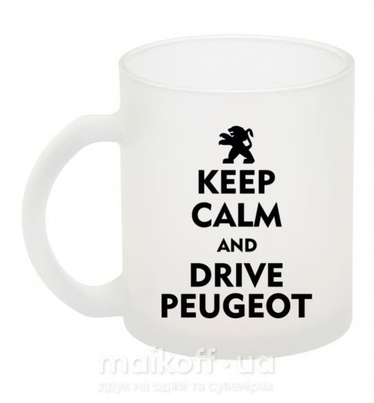 Чашка стеклянная Drive Peugeot Фроузен фото