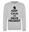 Свитшот Drive Peugeot Серый меланж фото