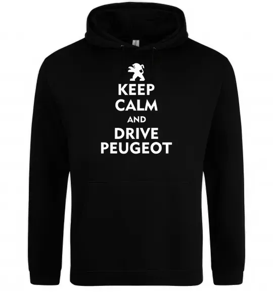 Женская толстовка (худи) Drive Peugeot Черный фото