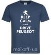 Чоловіча футболка Drive Peugeot Темно-синій фото