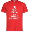Чоловіча футболка Drive Peugeot Червоний Чоловіча футболка Drive Peugeot Червоний фото