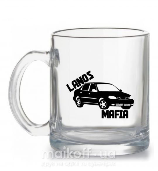 Чашка скляна Lanos Mafia Прозорий фото